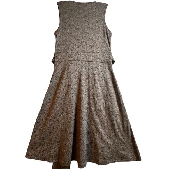 Toad&Co Black Sleeveless V-Neck Cue Wrap Knee Length Dress Sz S Travel Casual - Picture 10 of 16